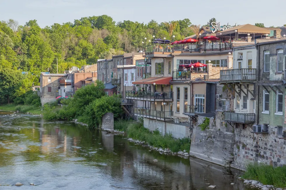 Downtown Paris, Ontario along the Grand River